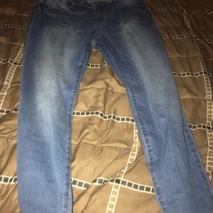 Plus size skintight refuge jeans